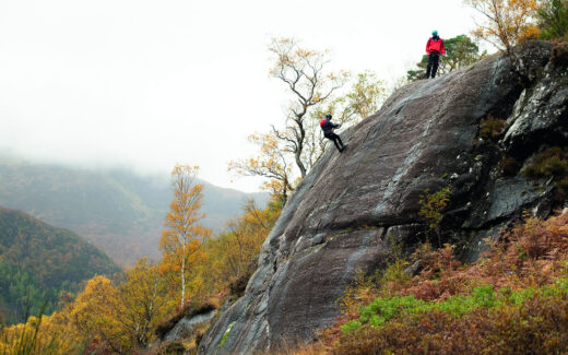 Summer Loch Eil abseiling